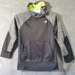 Russell  Youth Dri-Power 360 Hoodie Black and Gray Size Youth M (8)